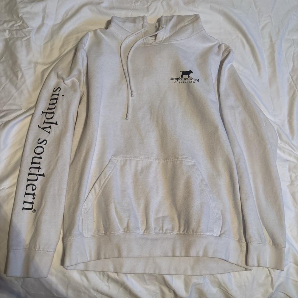 Simply Southern White Hoodie